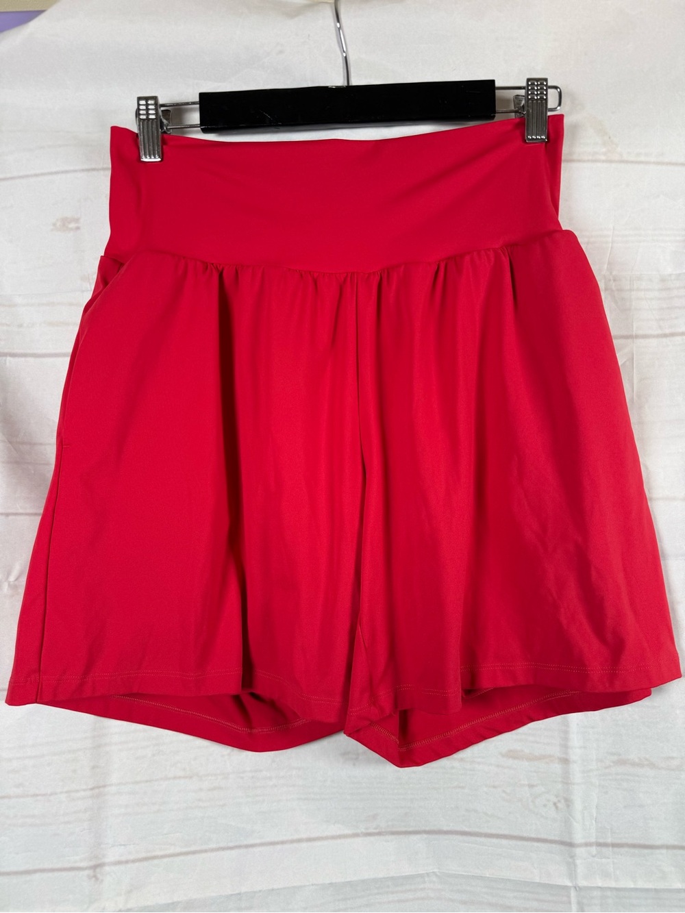 HALARA SoftlyZero Super High Waisted 2-in-1 InstantCool Yoga Shorts 7" Size L